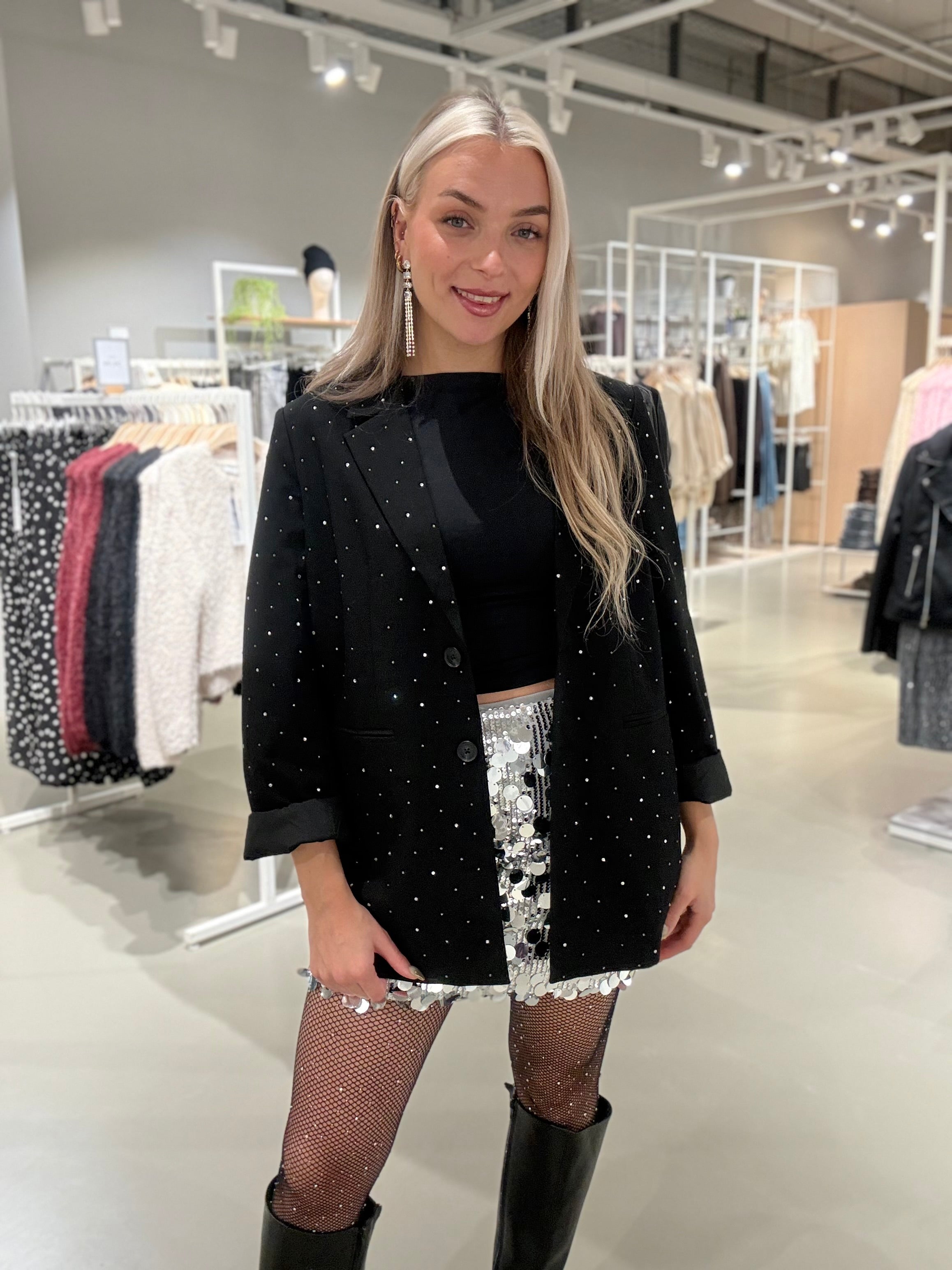 PCMICHELLE Blazer - Black